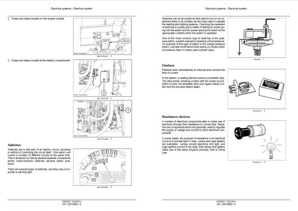 New Holland Combine Tc5060   Tc5080 Service Manual476636373