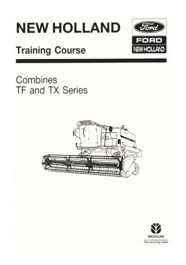 New Holland Combine Tf   Tx Training Course6046400100A41