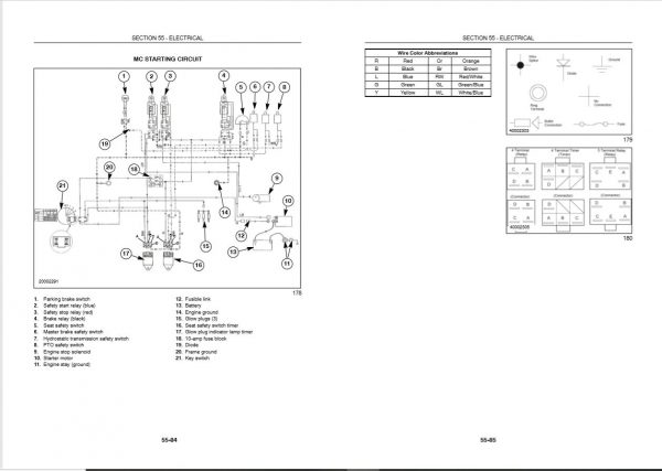 New Holland Commercial Mower Mc22  Mc35 Service Manual60455081004