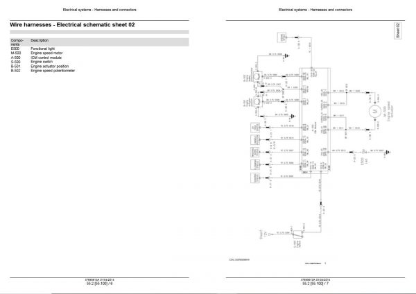 New Holland Grape Harvester Vm3080plus vl5090plus Service Manual47698613a3