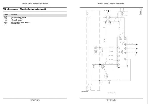 New Holland Grape Harvester Vm3080plus vl5090plus Service Manual47698613a4