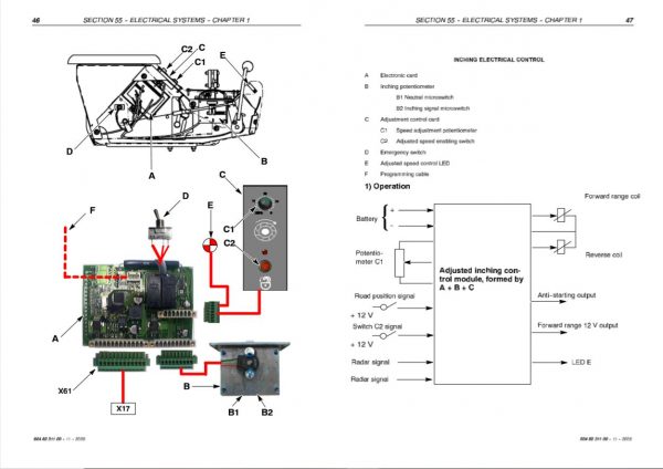 New Holland Grape Harvester Vx680 Service Manual60482311004