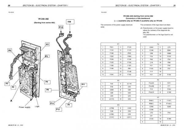 New Holland Harvester Vn260   Vn240 Service Manual60482271004