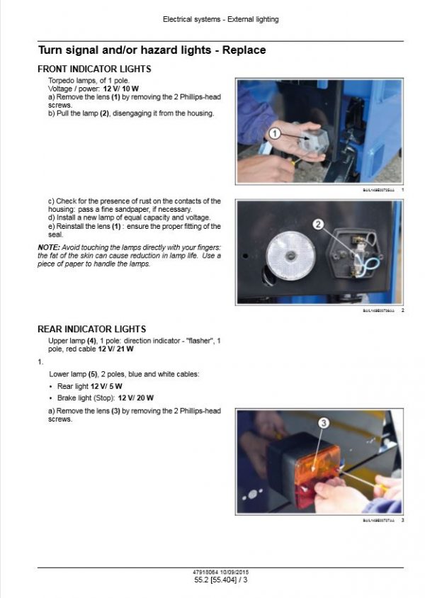New Holland Seeder Ps2030 Service Manual479180644