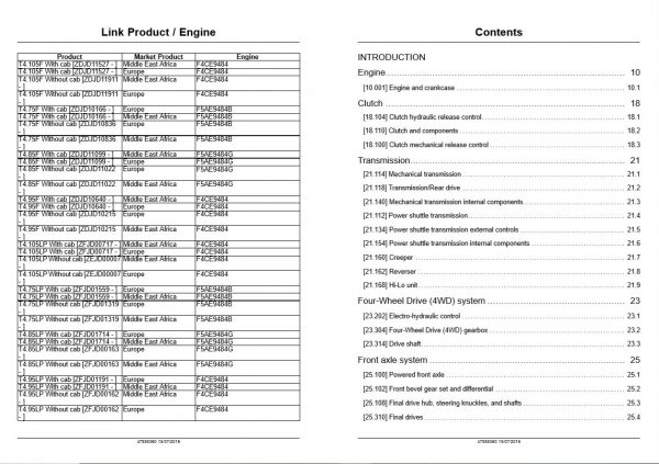 New Holland T475f   T4105lp Service Manual478883602
