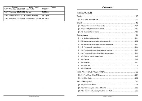 New Holland T475n   T4105v Service Manual478883732
