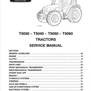 New Holland T5030   T5060 Service Manual1