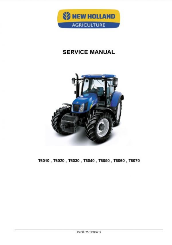 New Holland T6010   T6070 Service Manual84276574aA41