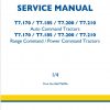 New Holland T7170 Autocommand t7210 Range Command Service Manual84477609a1