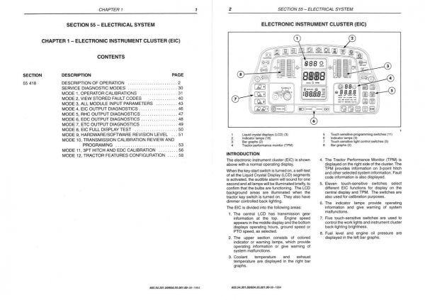New Holland Tractor170   240 Hp Repair Manual60354301003