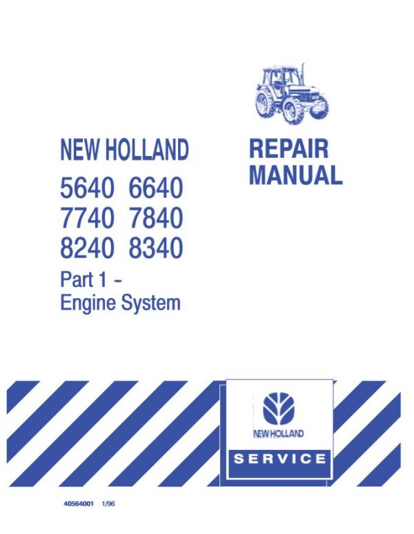 New Holland Tractor5640   8340 Repair Manual1