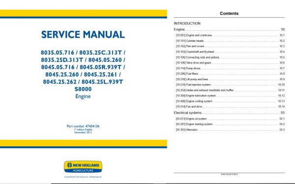New Holland Tractor803505716   S8000 Service Manual474541362