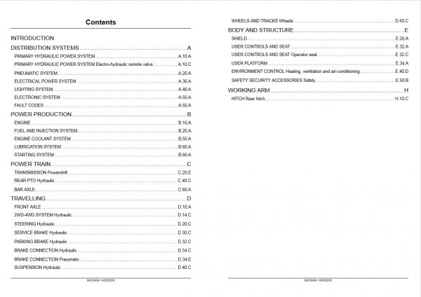 New Holland Tractor T8010   T8050 Service Manual843184542