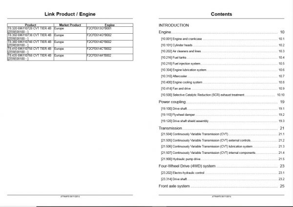 New Holland Tractor T8320   T8435 Service Manual477949702