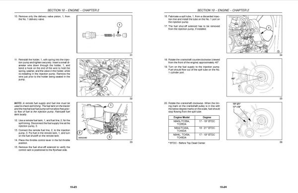 New Holland Tractor Tc35a   Tc45da Service Manual4