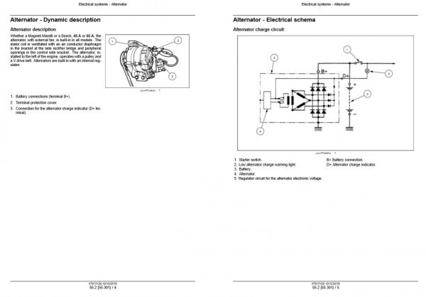 New Holland Tractor Td470f   Td490f Service Manual479131293