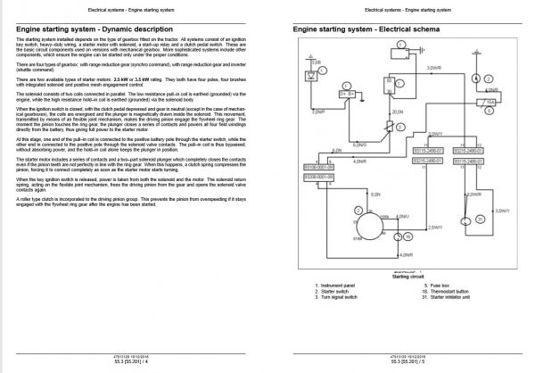 New Holland Tractor Td470f   Td490f Service Manual479131294
