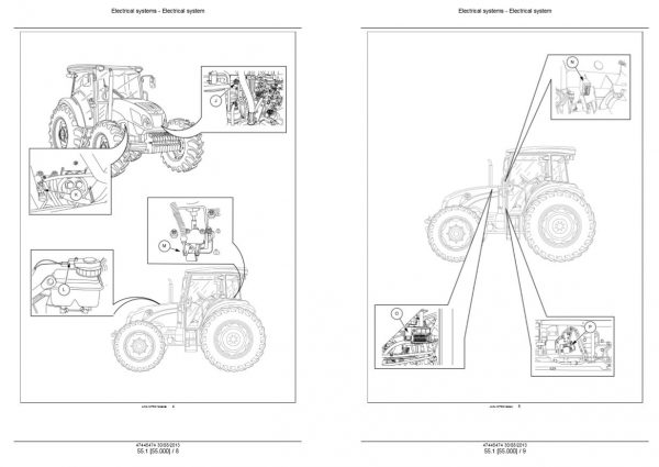 New Holland Tractor Td565   Td5115 Service Manual474454743