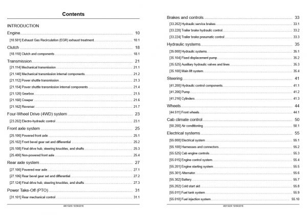 New Holland Tractor Td585   Td5115 Service Manual2