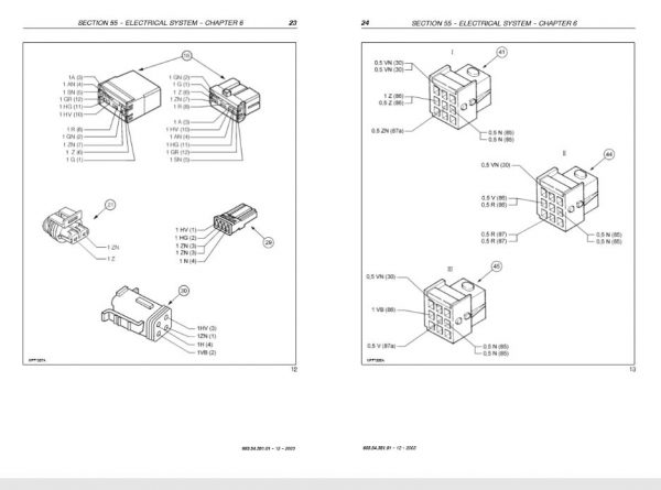 New Holland Tractor Tk65 Tk95 Service Manual60354381004