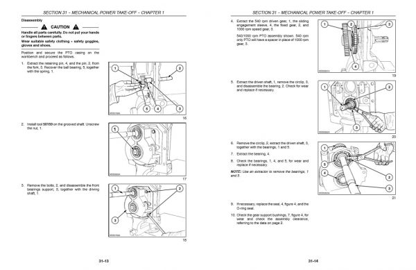 New Holland Tractor Tk75va Tk100a Repair Manual3