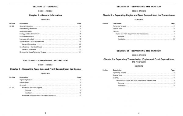 New Holland Tractor Ts100a   Ts135a Service Manual876932772