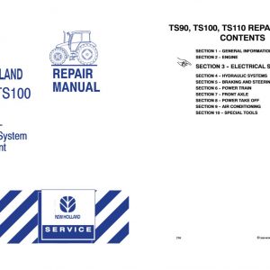 New Holland Tractor Ts90   Ts110 Repair Manual2