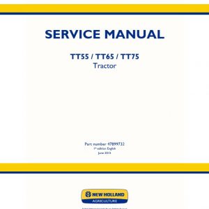 New Holland Tractor Tt55   Tt75 Service Manual1
