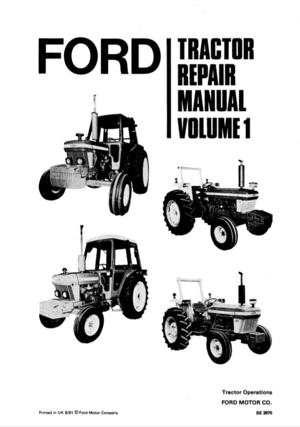New Holland Trator Repair Manual81921357A41
