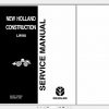 New Holland Wheel Loader LW90 Service Manual60402237ES 1