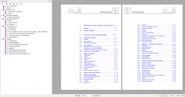 Putzmeister Sika PM407P Technical DocumentES 2