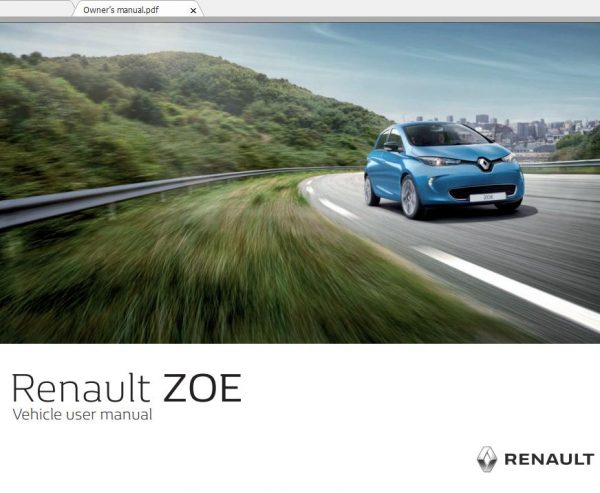 Renault Zoe 2012 2020 Workshop Manuals 0