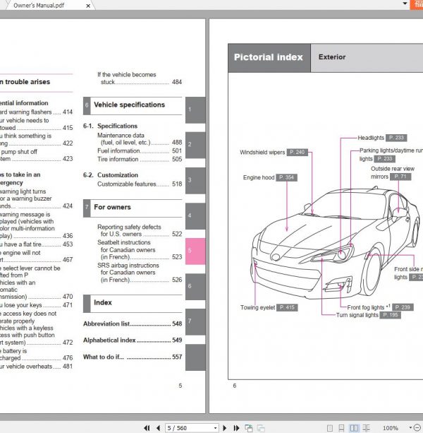 Subaru BRZ 2020 Workshop ManualG4470BE 1