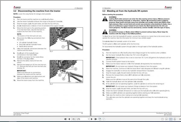 Sunflower EU Tillage 2550 Operator Manual9971457SNAEN 3