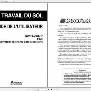 Sunflower EU Tillage 5035 THREE SECTION FIELD CULTIVATOR Operator Manual 1 1