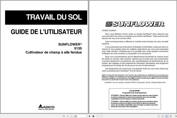 Sunflower EU Tillage 5135 Operator Manual9971097SNDFR 1