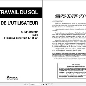 Sunflower EU Tillage 6221 Operator Manual9971234SNCFR 1