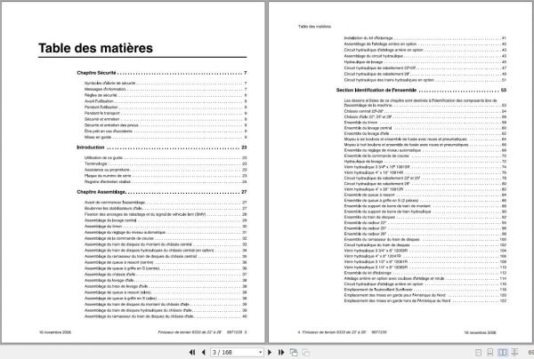 Sunflower EU Tillage 6333 Operator Manual9971235SNFFR 2