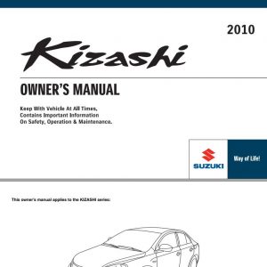 Suzuki Kizashi 2009 2016 Service Manuals 1