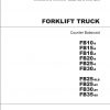 TCM Forklift FB1035 8 Service ManualSEB 7P0BE 1