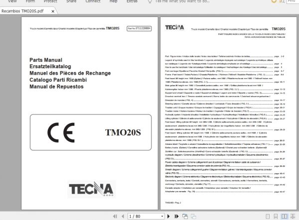 TECNAYALE Recambios TMPTMSTMCTMRTMO Parts Catalogs 2