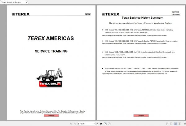 Terex BHL Americas Service Training 1