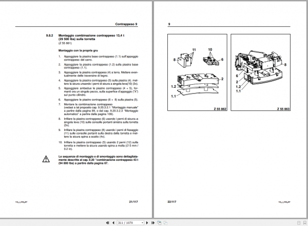 Terex Demag Crane AC140 Technical ManualItaliano 3