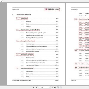 Terex Excavator RH 200 Technical Handbook 2