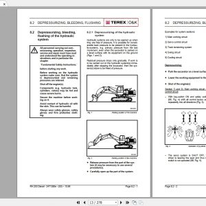 Terex Excavator RH 200 Technical Handbook 3