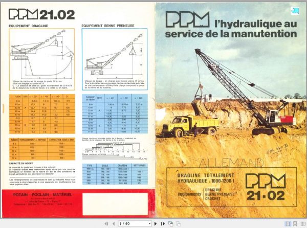 Terex PPM Crane 2102 Operators ManualU0444033DE 1