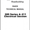 Terex Roadbuilding Paver 300 Series 411 Electrical SectionEN 1