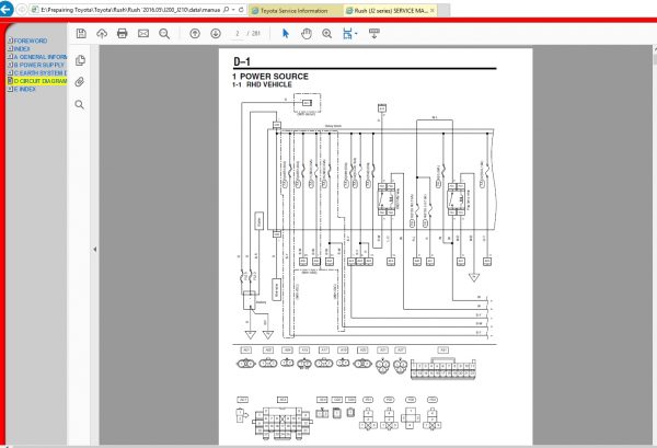 Toyota Rush 201605 Workshop Service Manual 4