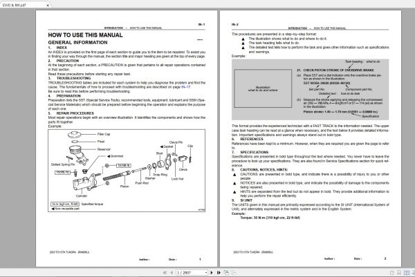 Toyota Tundra 2003 Repair Manual Wiring Diagram 1
