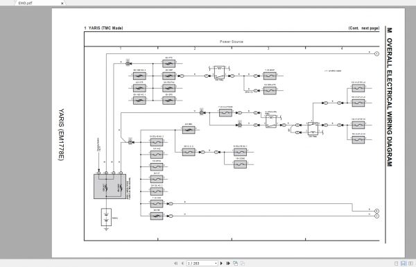 Toyota Yaris 201703 Electrical Wiring Diagram 1